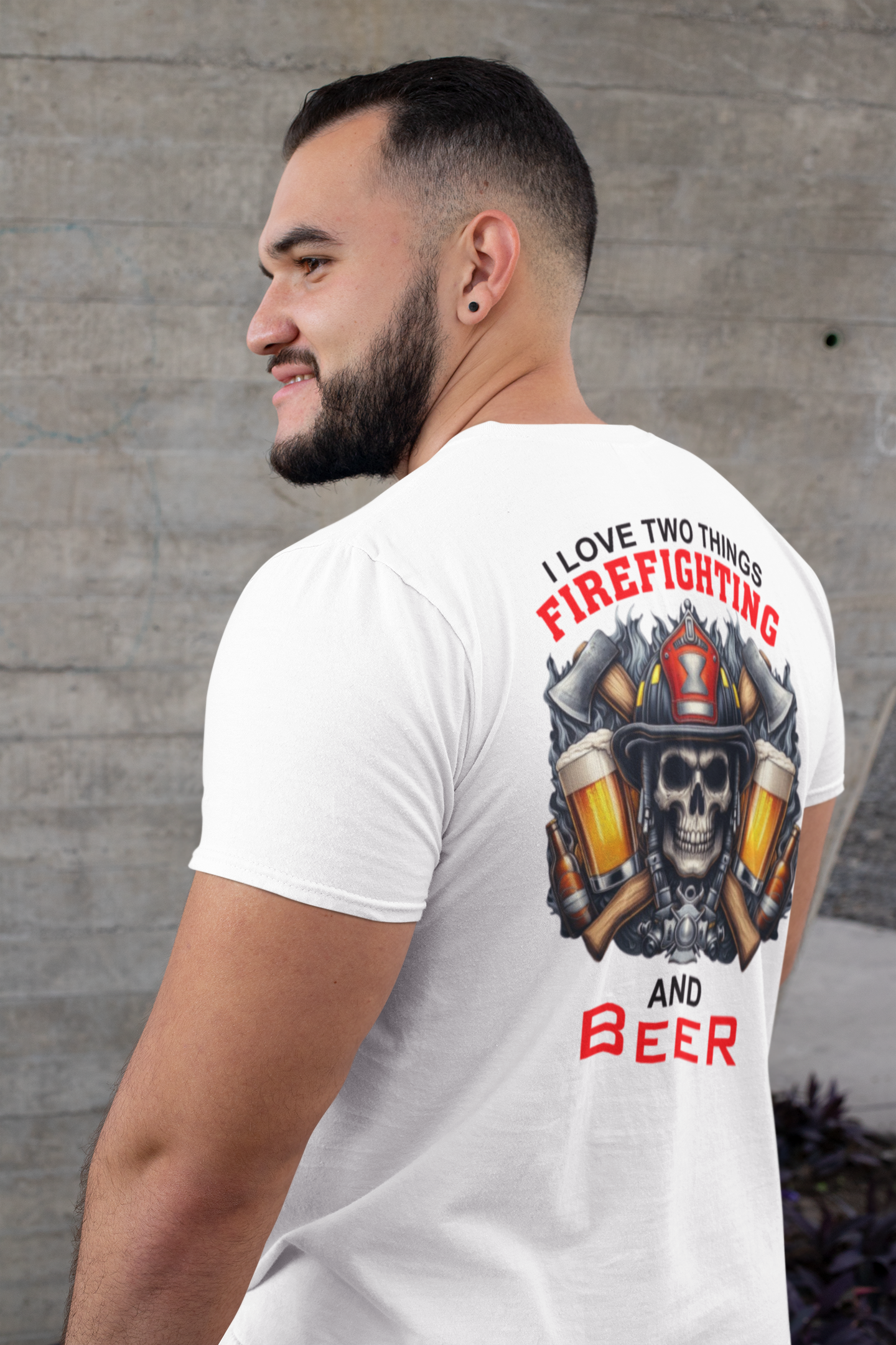 I Love Firefighting & Beer